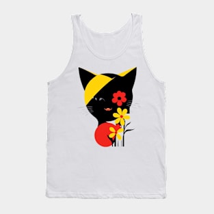 Minimalist Cat Tank Top